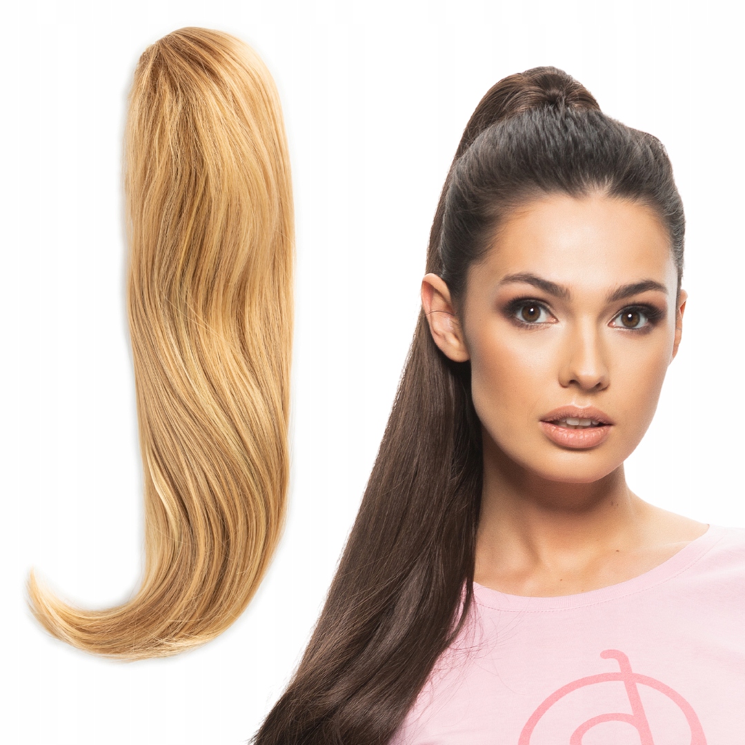 Poník Na Klipu 50 CM, Jednoduchý Blond Balejáž #86/26