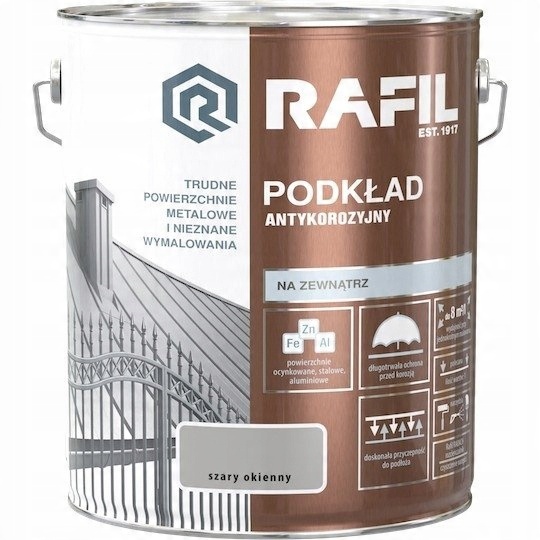 

Farba Rafil Podkład Antykorozyjny Szary Okie 0,75L
