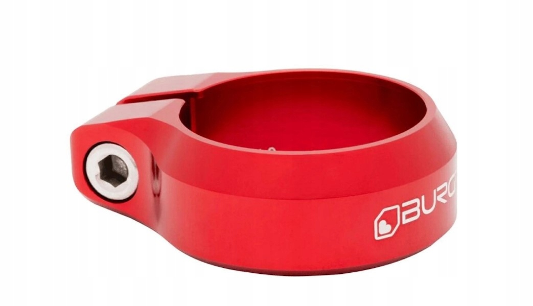 Objímka Seat Burgtec 34,9 mm závodní červená