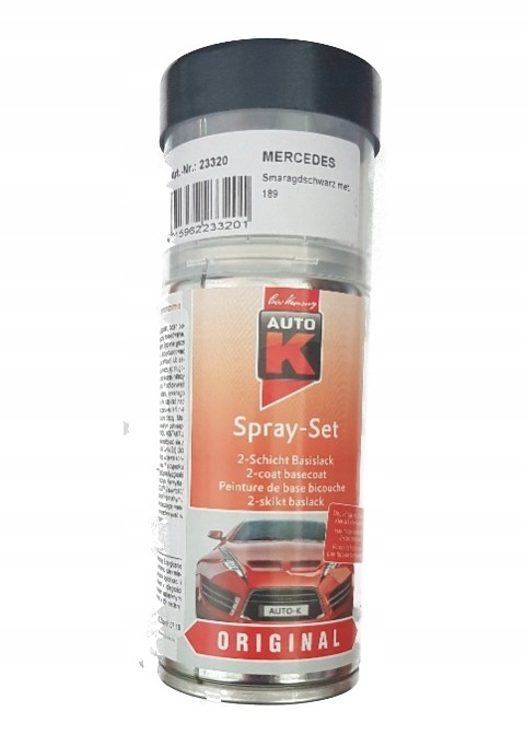 

Mercedes 189 Smaragdschwarz Lakier Zaprawka Spray