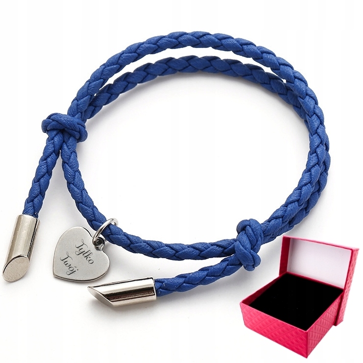 

Bransoletka z Grawerem serce prezent