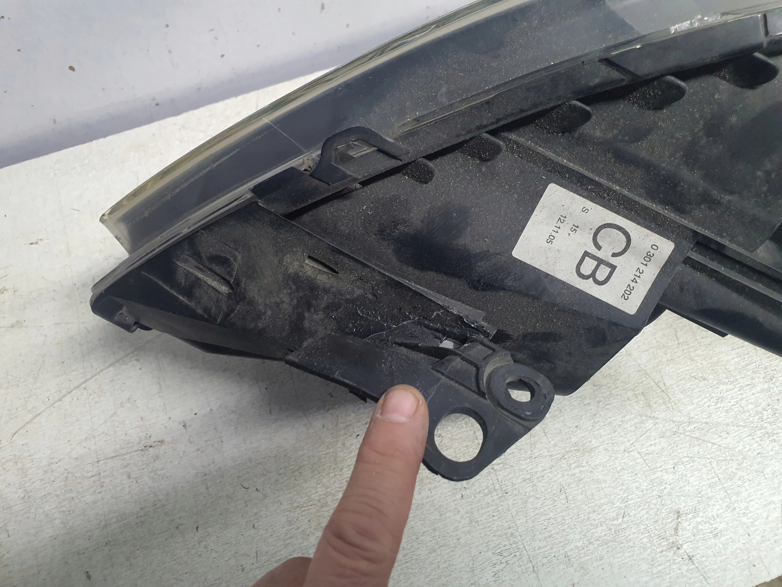 light right front front OPEL ZAFIRA B 05
