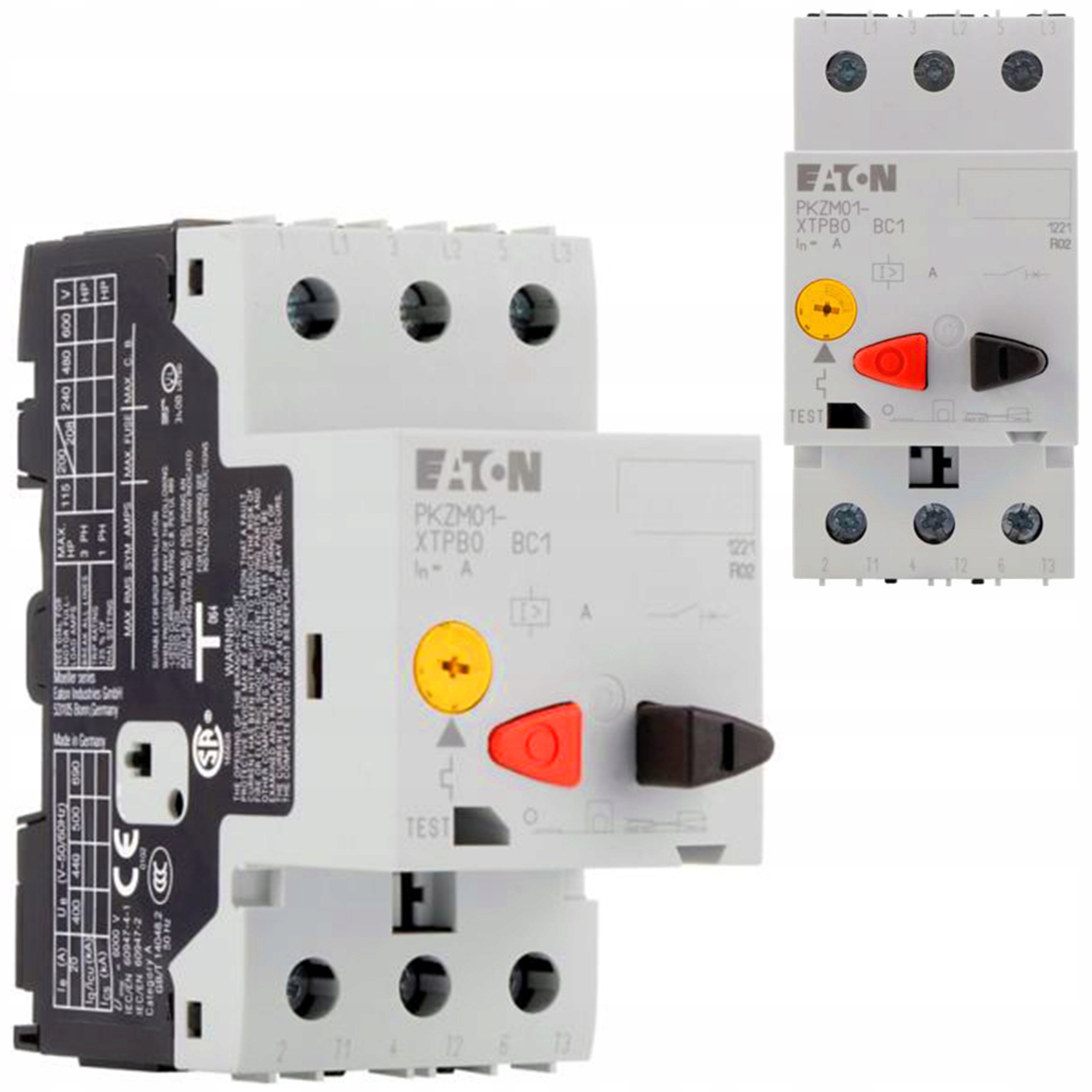 Motorový istič Tlačidlá PKZM01-1 3P 0,63-1A 278479 Eaton Electric