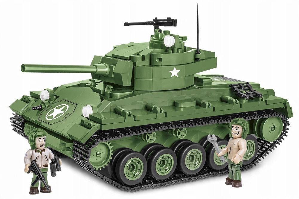 

Cobi 2543 amerykański czołg M24 Chaffee 590 El.