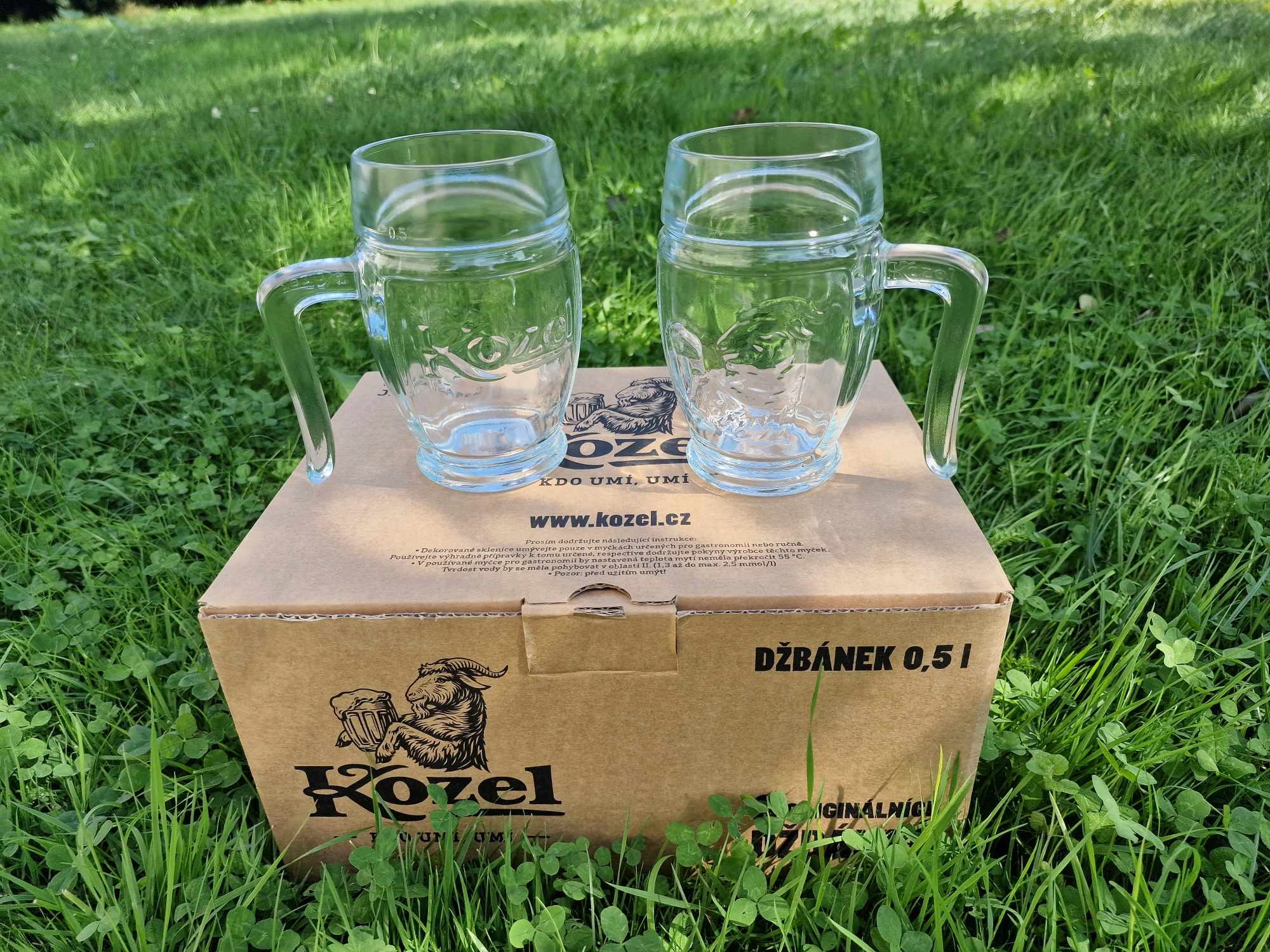 Kufle Kozel 0.5l 6 ks pivní set dárek originální krabička