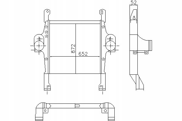 NISSENS INTERCOOLER Producent części Nissens