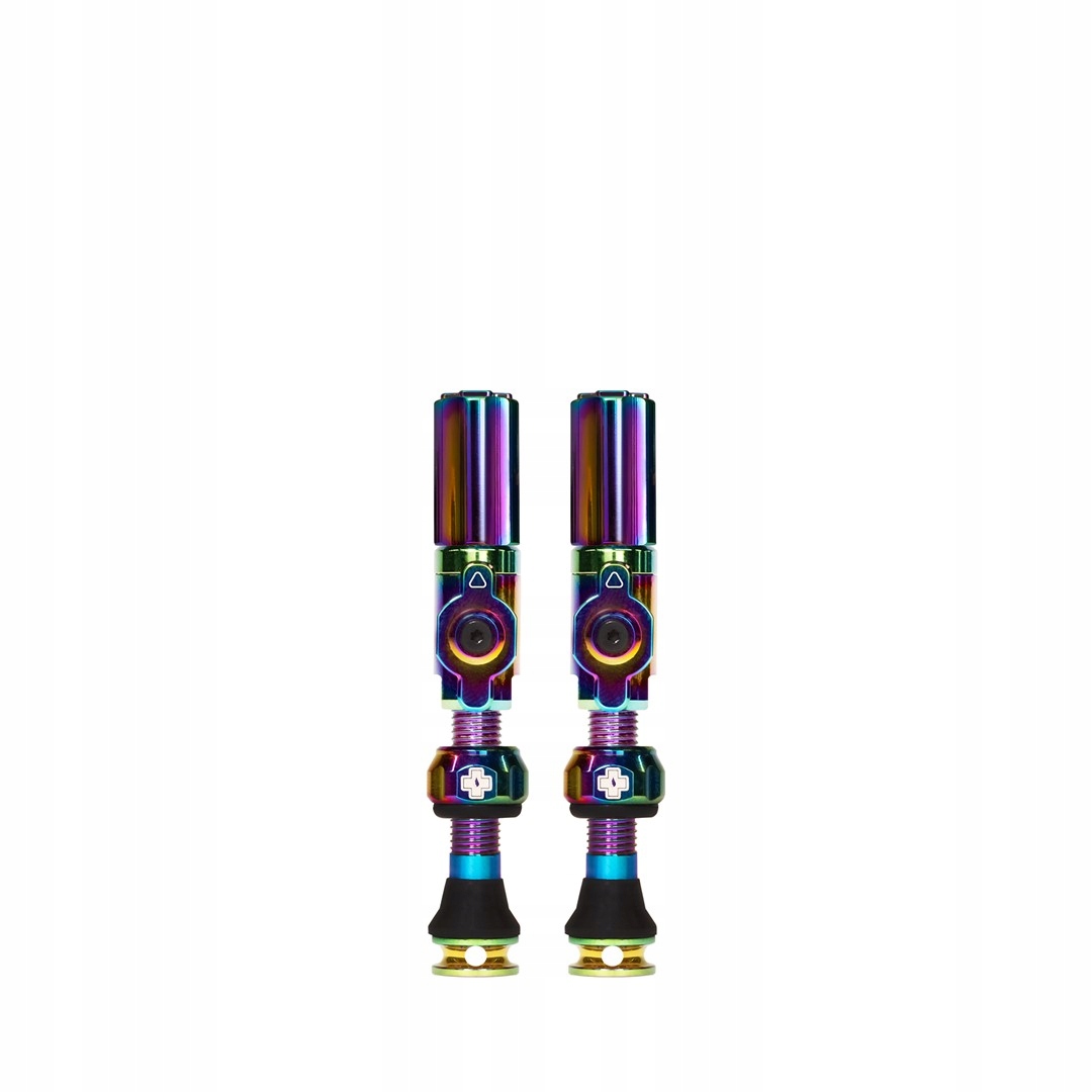 Muc-off Big Bore Hybrid Schrader 35mm Iridescent Bezjádrové ventily