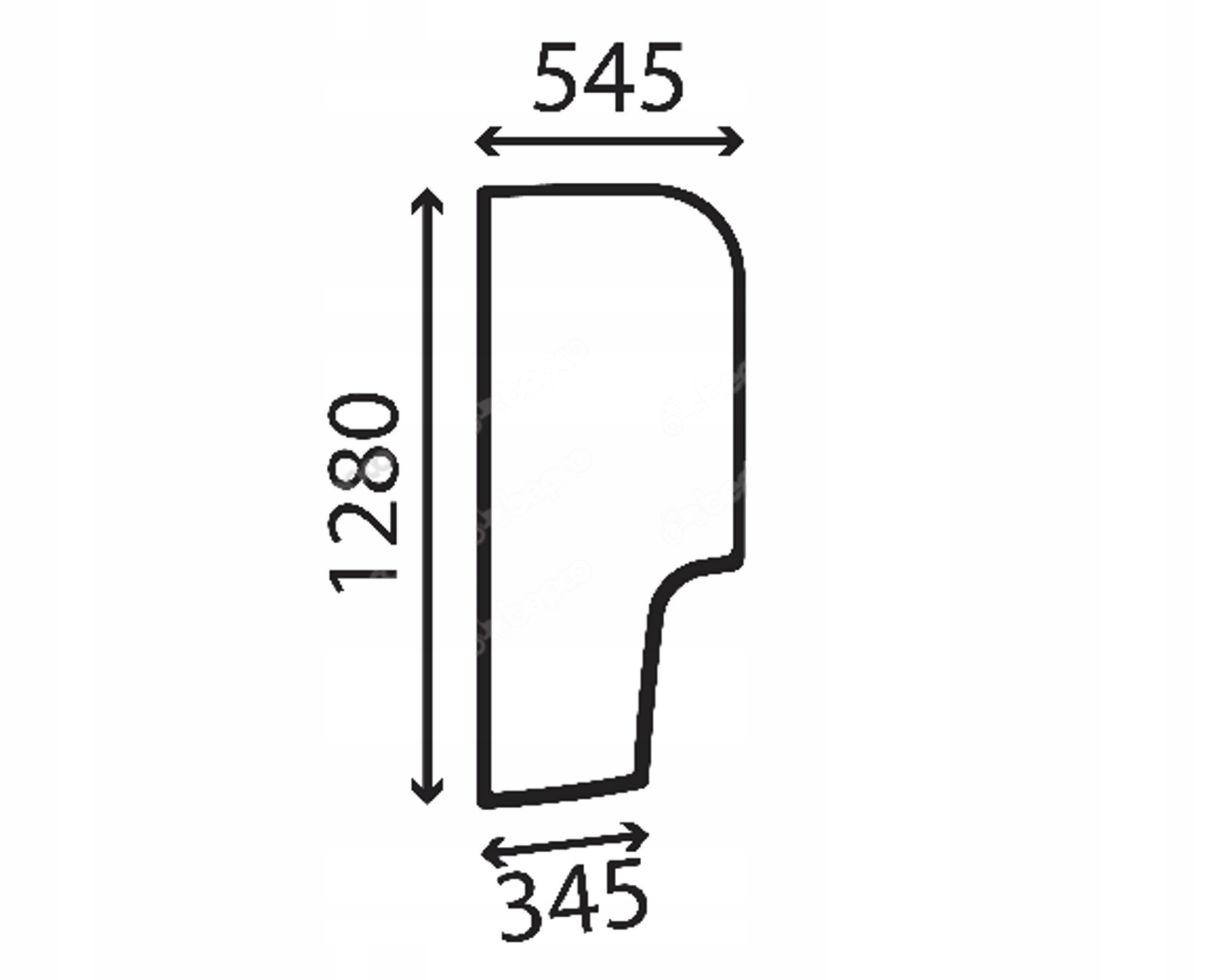 sklo Wacker Neuson boční levé 1000174037