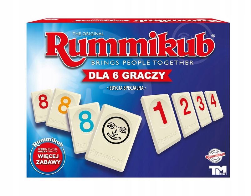 

Oryginalna Gra Rummikub Xp dla 6 graczy