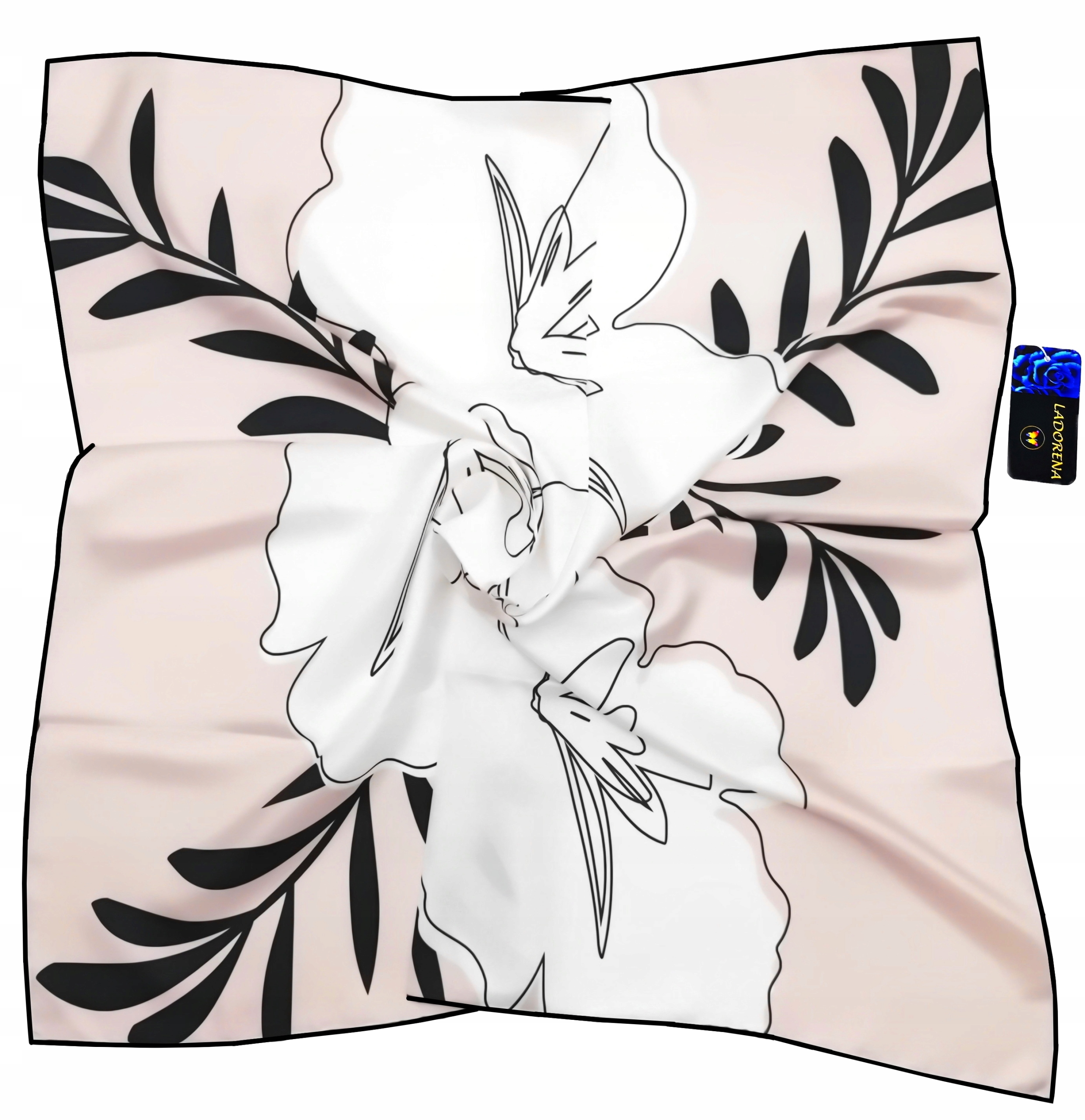 Hedvábný Šátek 100% Hedvábí Značka Prémiová Kvalita+