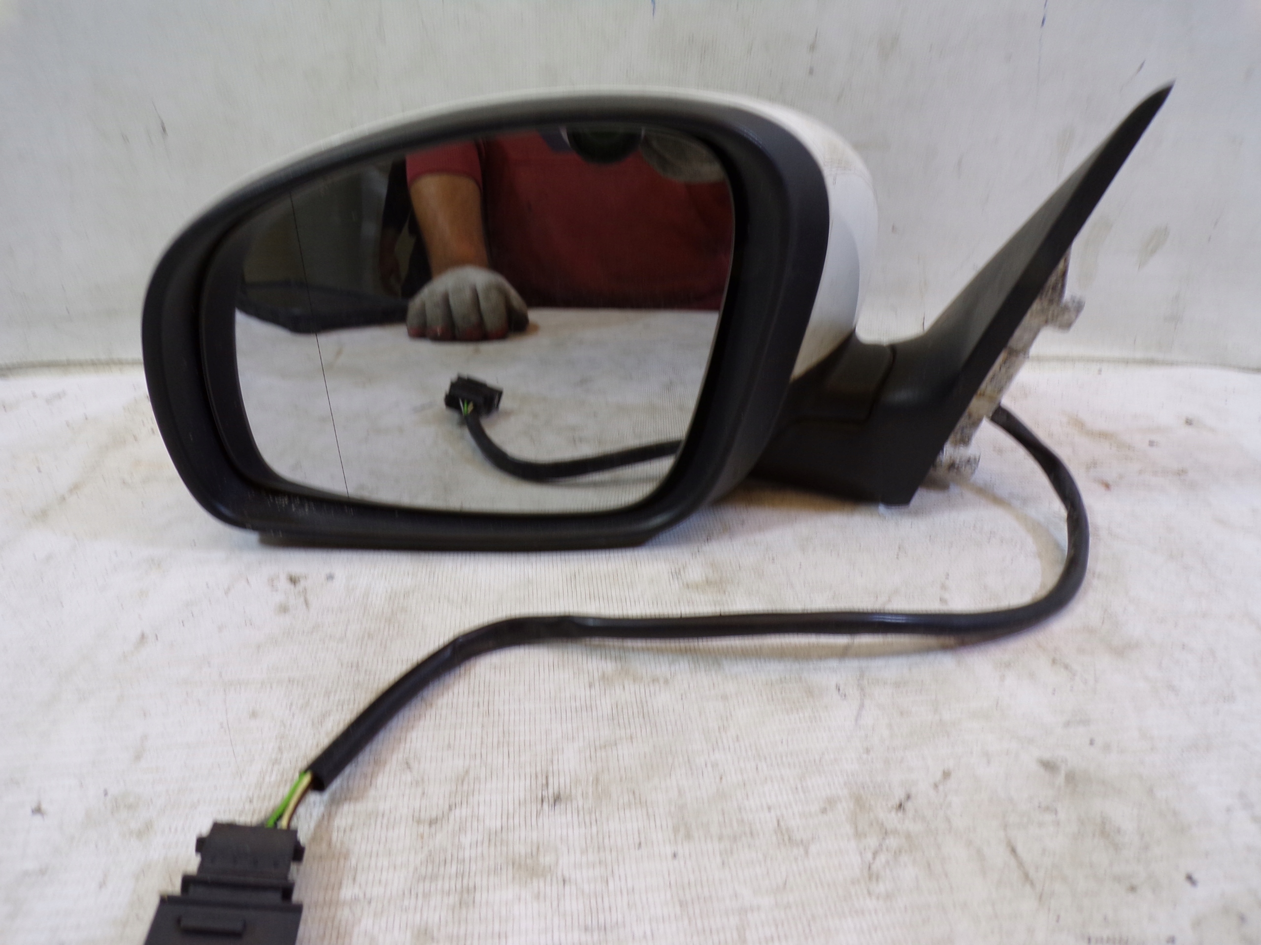 mirror left SKODA FABIA 2 II 5 PIN colour 1026