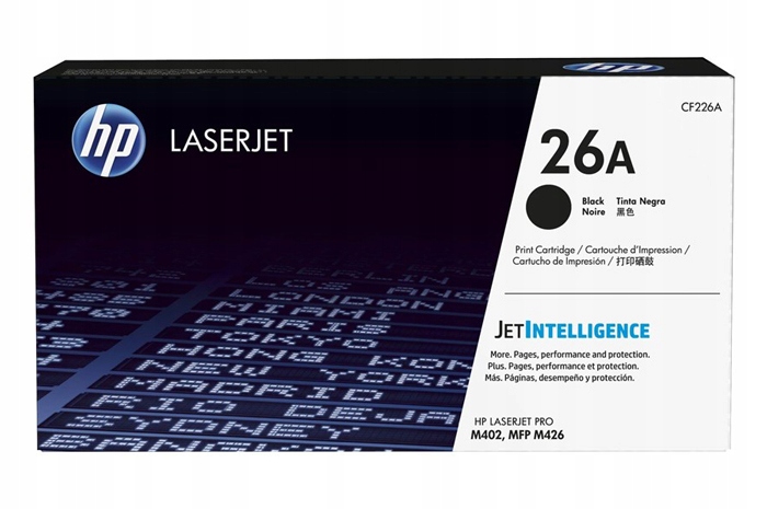 Originálny čierny toner Hp LaserJet Pro M402, M426 Mfp (26A CF226A)