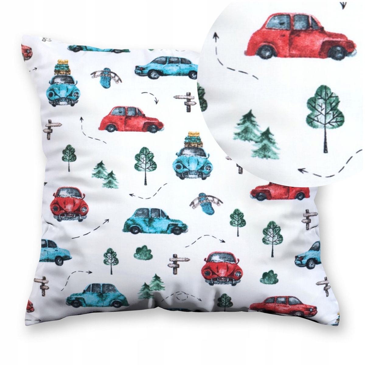 Poszewka na Poduszkę 40x40 Bawełniana Dekoracyjna do Spania Belluno