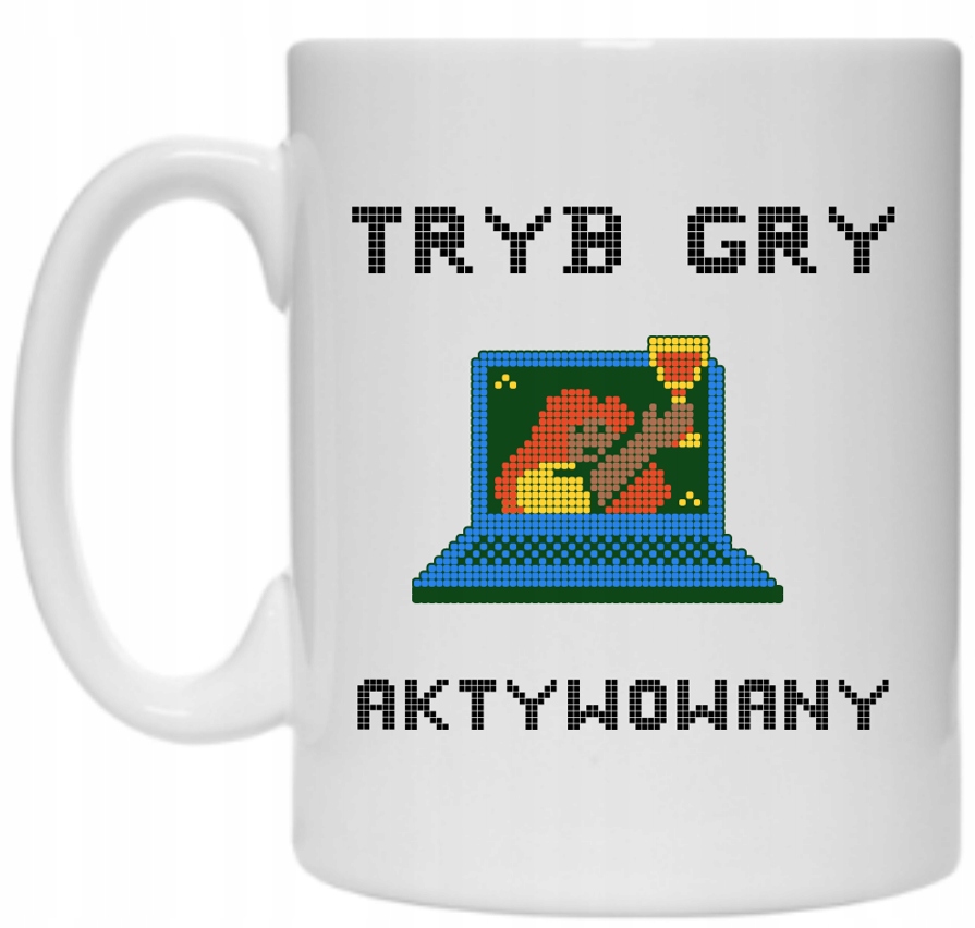 ŚMIESZNY KUBEK GRACZA DLA FANÓW MINECRAFT ROBLOX Marka inna