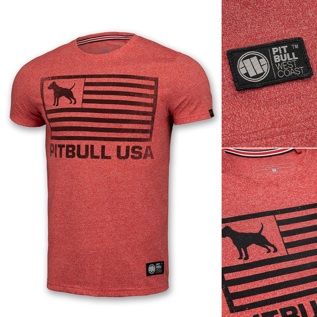 

Pitbull Koszulka Custom Fit Pitbull Usa Czerwona