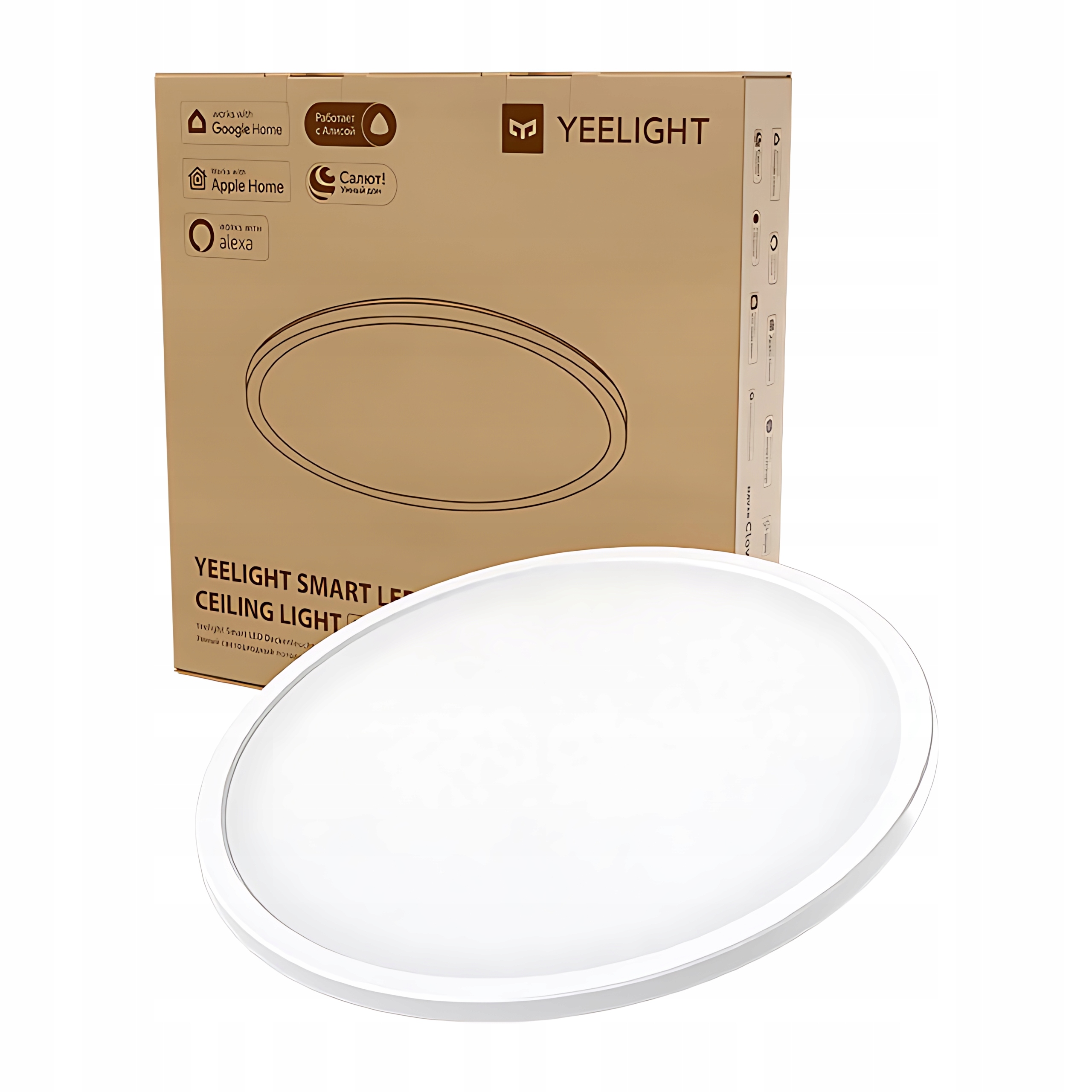 Inteligentna Lampa Sufitowa Yeelight 23,5 Cm 18w Rgb Wifi Zdalne Sterowanie