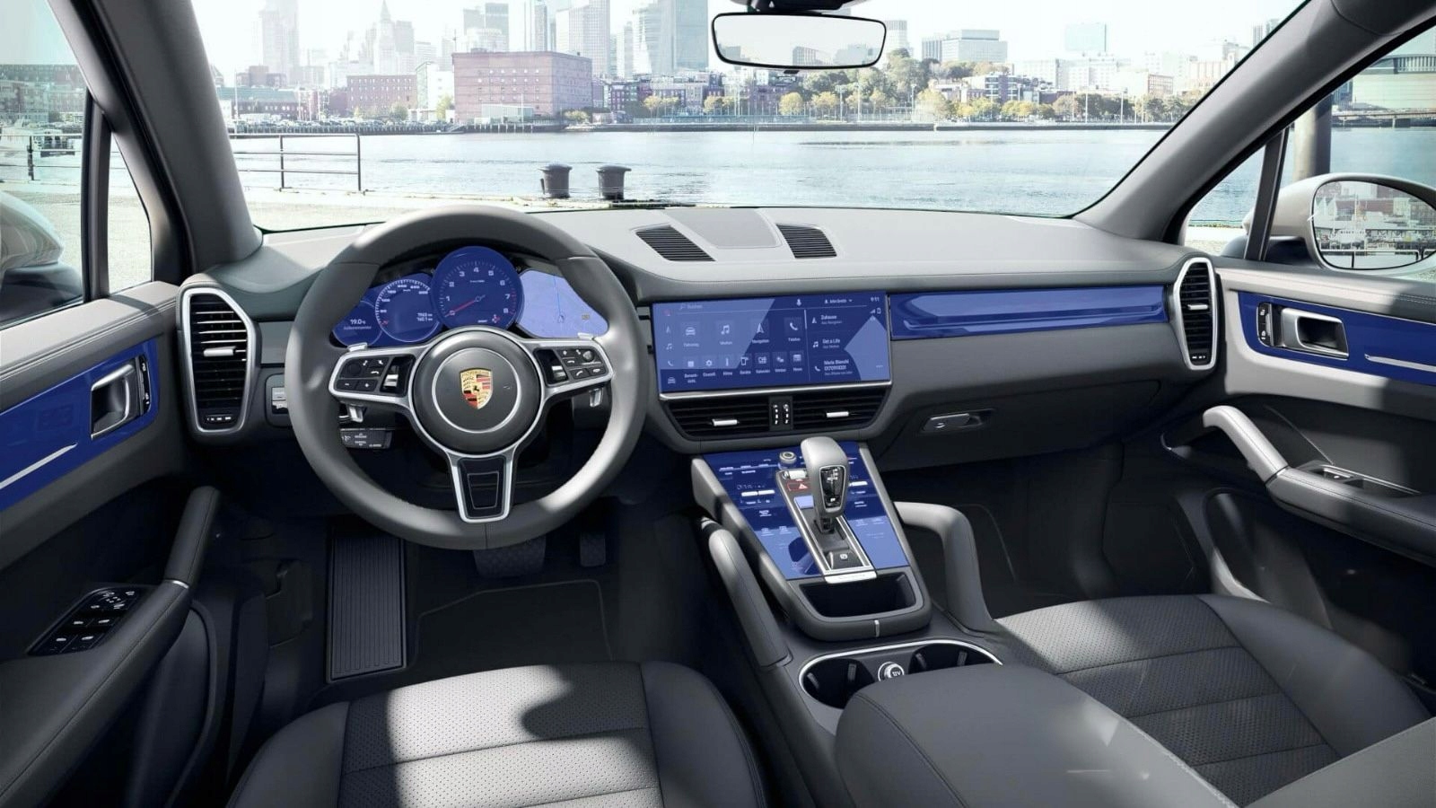 Fólie do interiéru – Porsche Cayenne – Průhledná ochrana