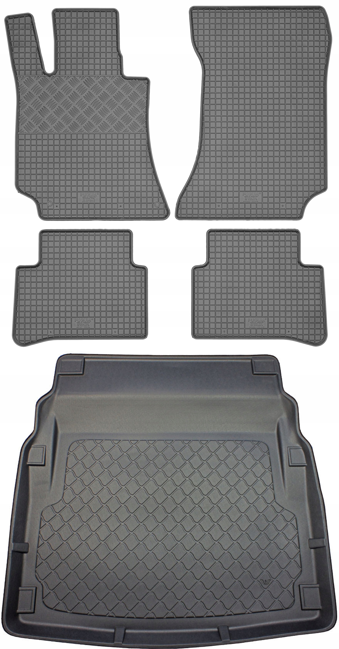 Mercedes E-Klasa W212 Sedan od roku 2009-2016 Sada Koberce batožinový priestor