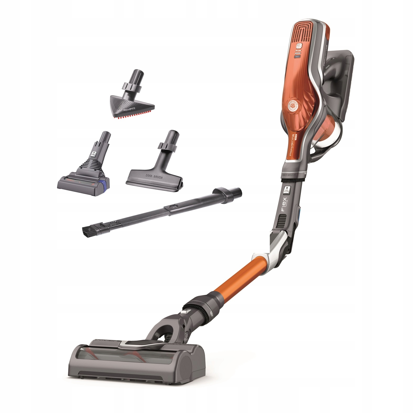 ZVISLÉ VYSÁVAČE FLEX 760 ROWENTA RH9574 KLIKY