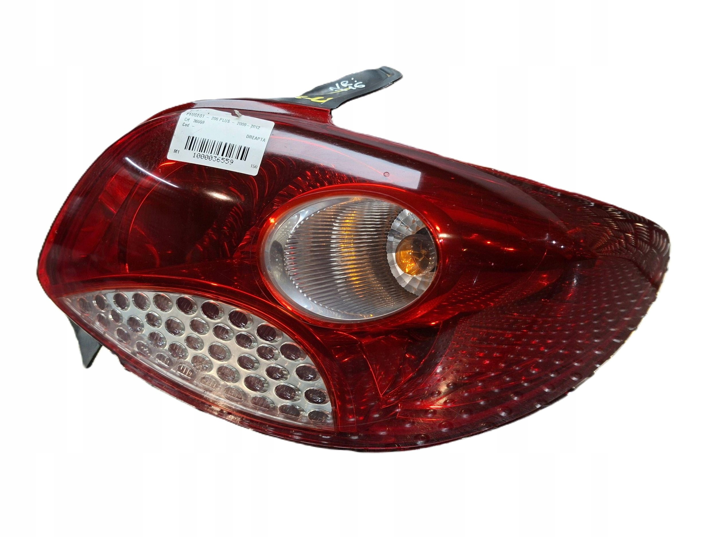 light rear right 9685618180 PEUGEOT 206+ 2009