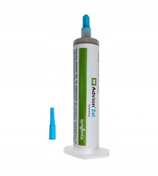 Advion żel na Pluskwy Karaluchy Rybiki Prusaki Srebrzyki