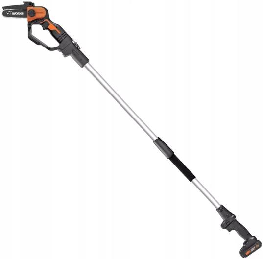 Piła łańcuchowa pilarka mini na wysięgniku 20 V 12 cm Worx WG324E.1 aku