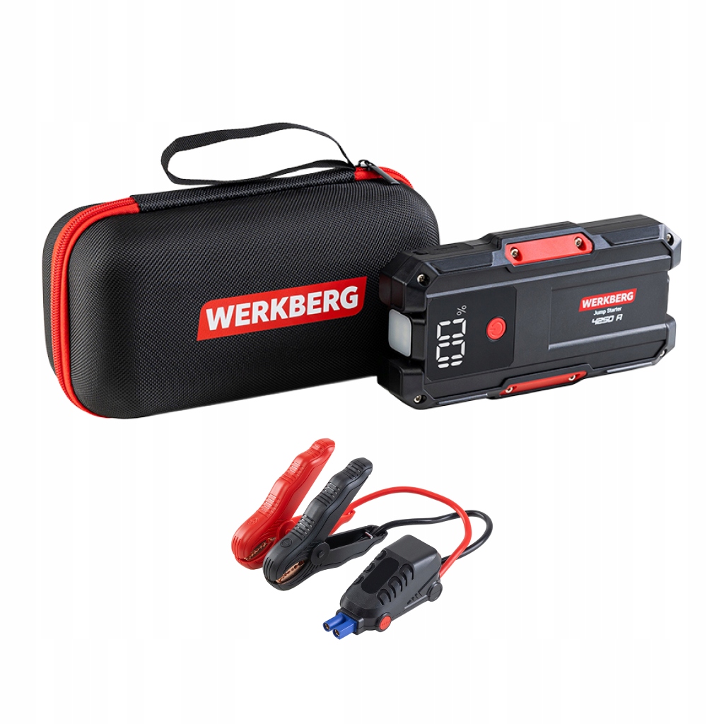 Startovací zařízení Jump Starter Werkberg 4250A Powerbank 28000 mAh