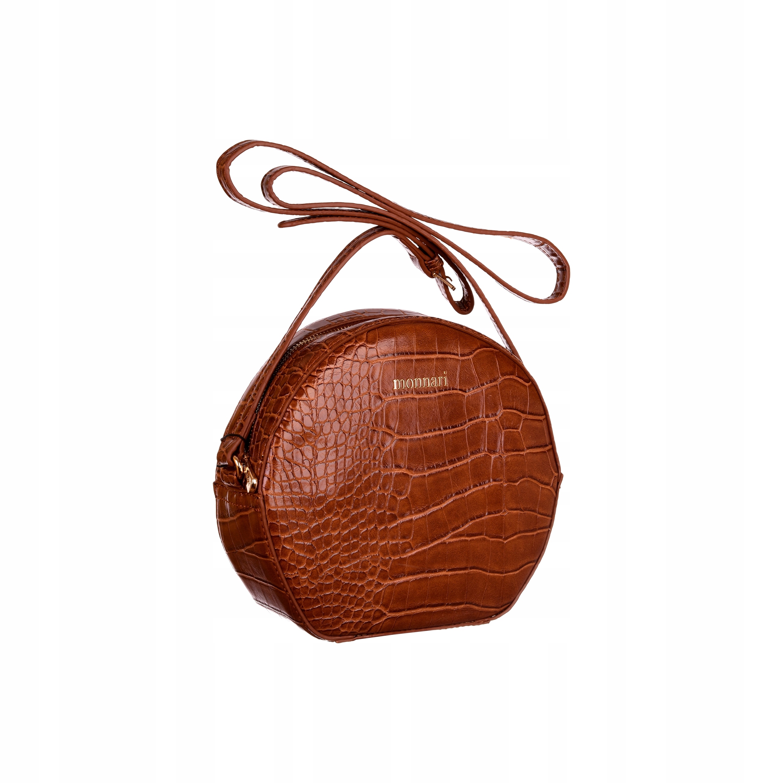 Torebka MONNARI Listonoszka Logo Na Ramię Okrągła Wielkość mała (nie mieszcząca A4)