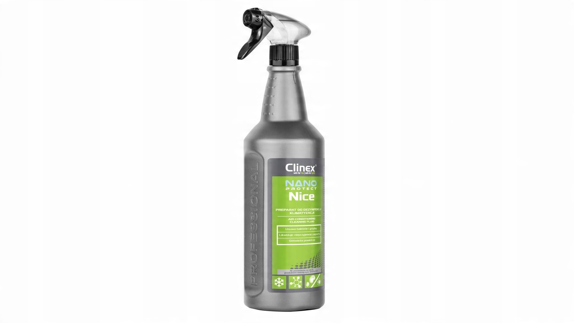 

Clinex Nano Protect Silver Nice dezynfekcja klimat