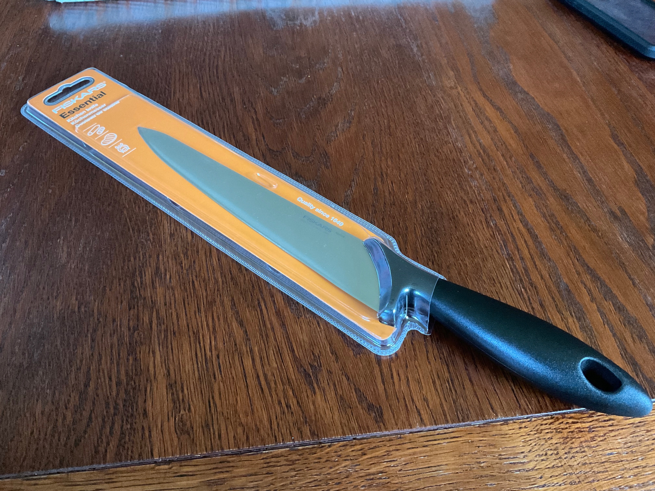 NÓŻ FISKARS UNIWERSALNY KUCHENNY DO KUCHNI 21cm OSTRY ZMYWARKA DŁUGI Kod producenta Nóż kuchenny Fiskars 21 cm  knife