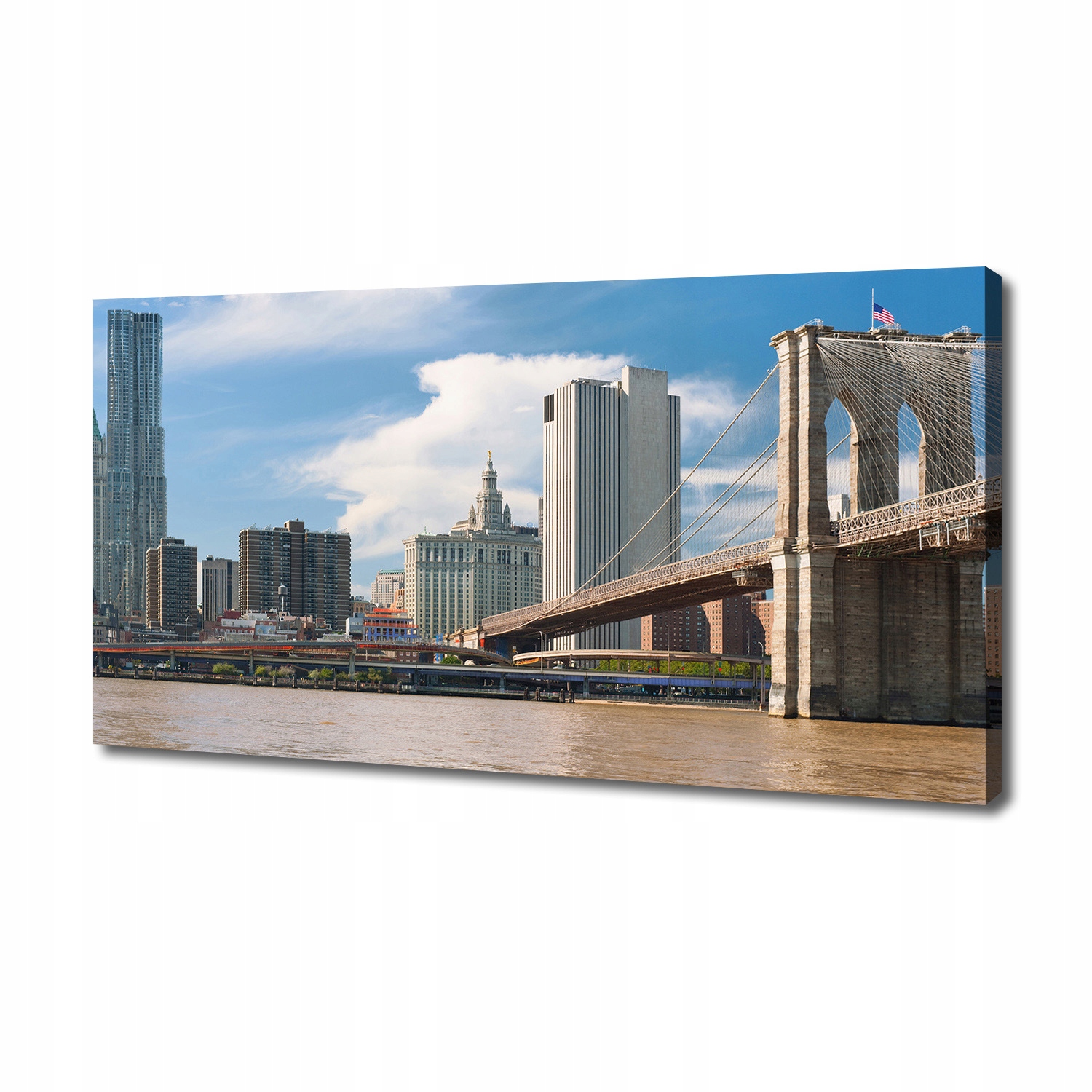 

Foto obraz na płótnie Most Brookliński 140x70 cm