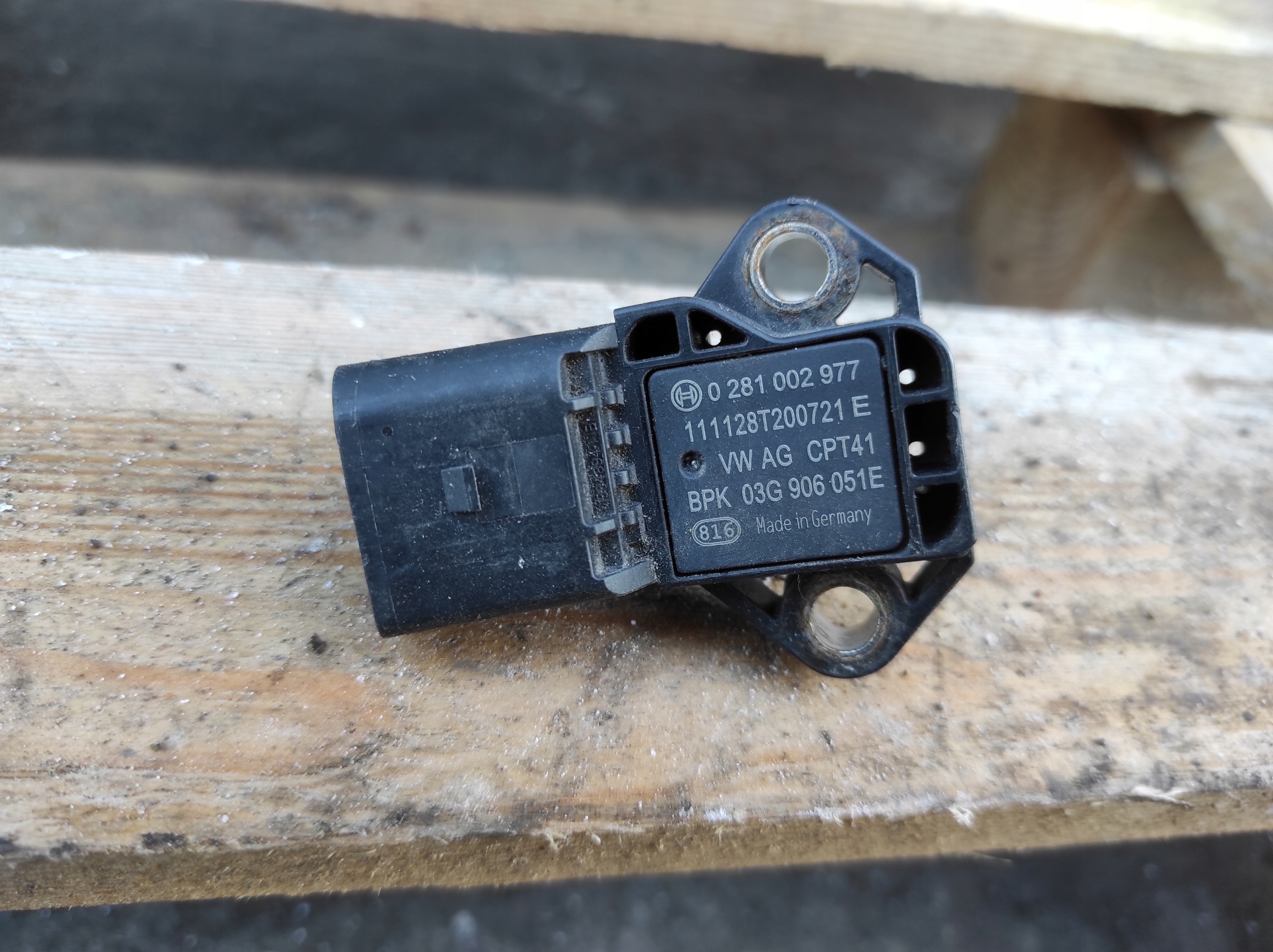 VW GOLF VII sensor MAP SENSOR 1.2 TSI 03G906051E