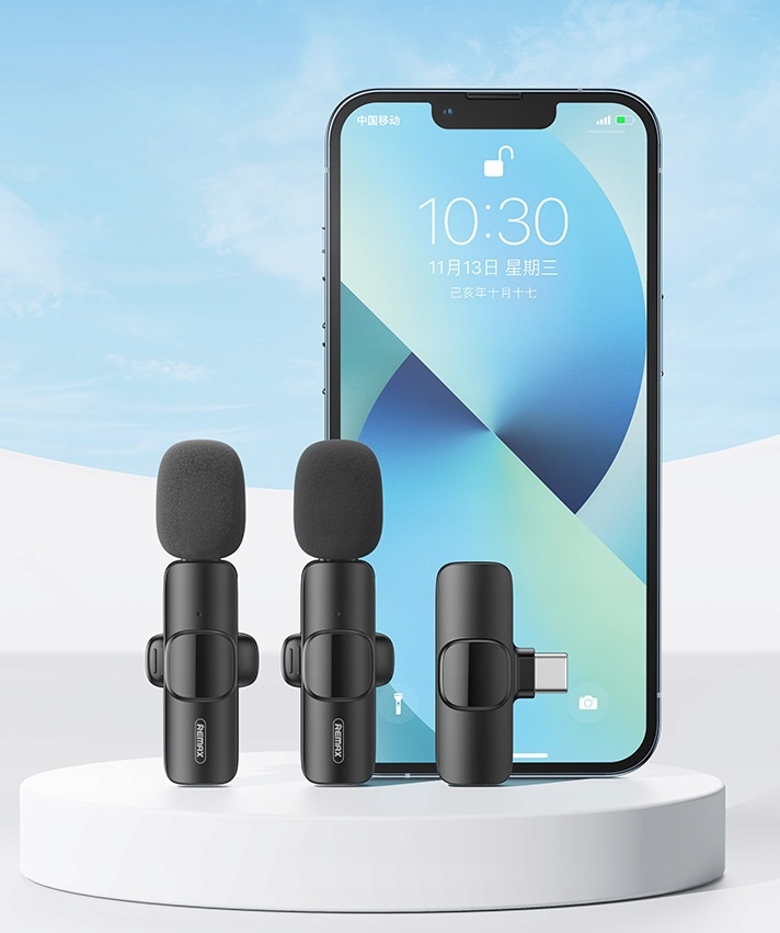 2x BEZPRZEWODOWY MIKROFON KRAWATOWY iPhone iOS Stan opakowania oryginalne