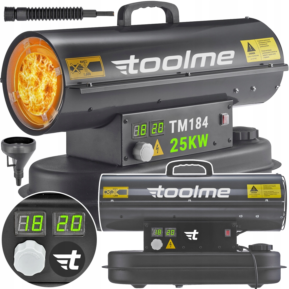 МАСЛЯНИЙ ОБІГРІВАЧ ПОВІТРОДУВКИ ВНУТРІШНЬОГО ЗГОРЯННЯ РАДІАТОР ТМ184 З ТЕРМОСТАТОМ ON 25кВТ