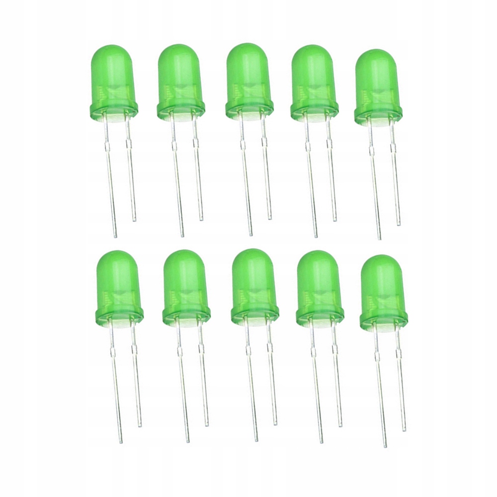 

Dioda Led 3V Zielona 10 szt