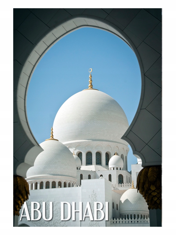 

Abu Dhabi stolica meczet Magnes na lodówkę
