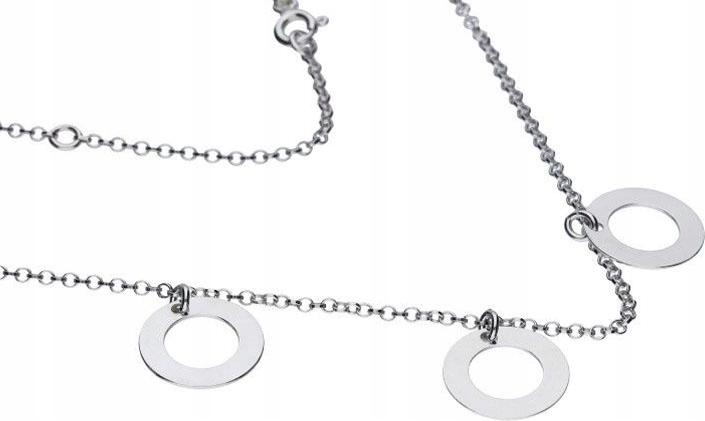 Stříbrný dámský náhrdelník 925 choker 3,48 g s přívěskem, módní vzor