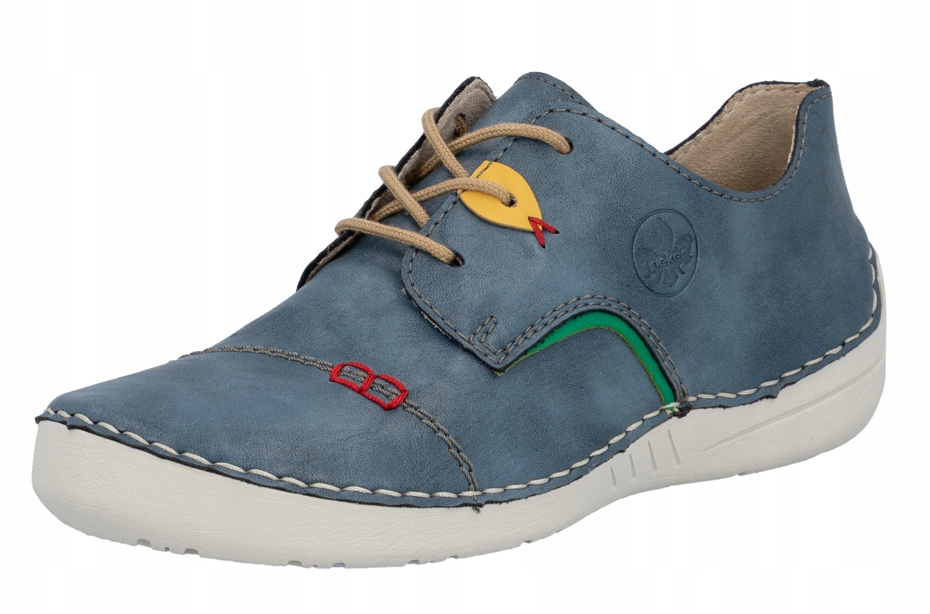 Rieker 52528-14 vel.38 tmavě modré jarní dámské polobotky