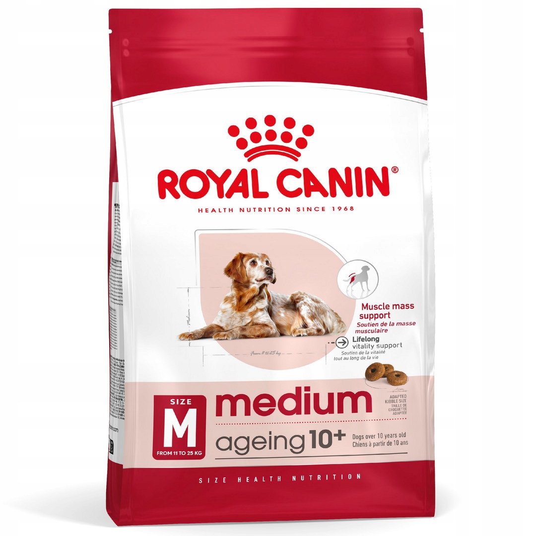 Levně Royal Canin Medium Ageing 10+ 15 kg Suché Krmivo pro psy středních plemen