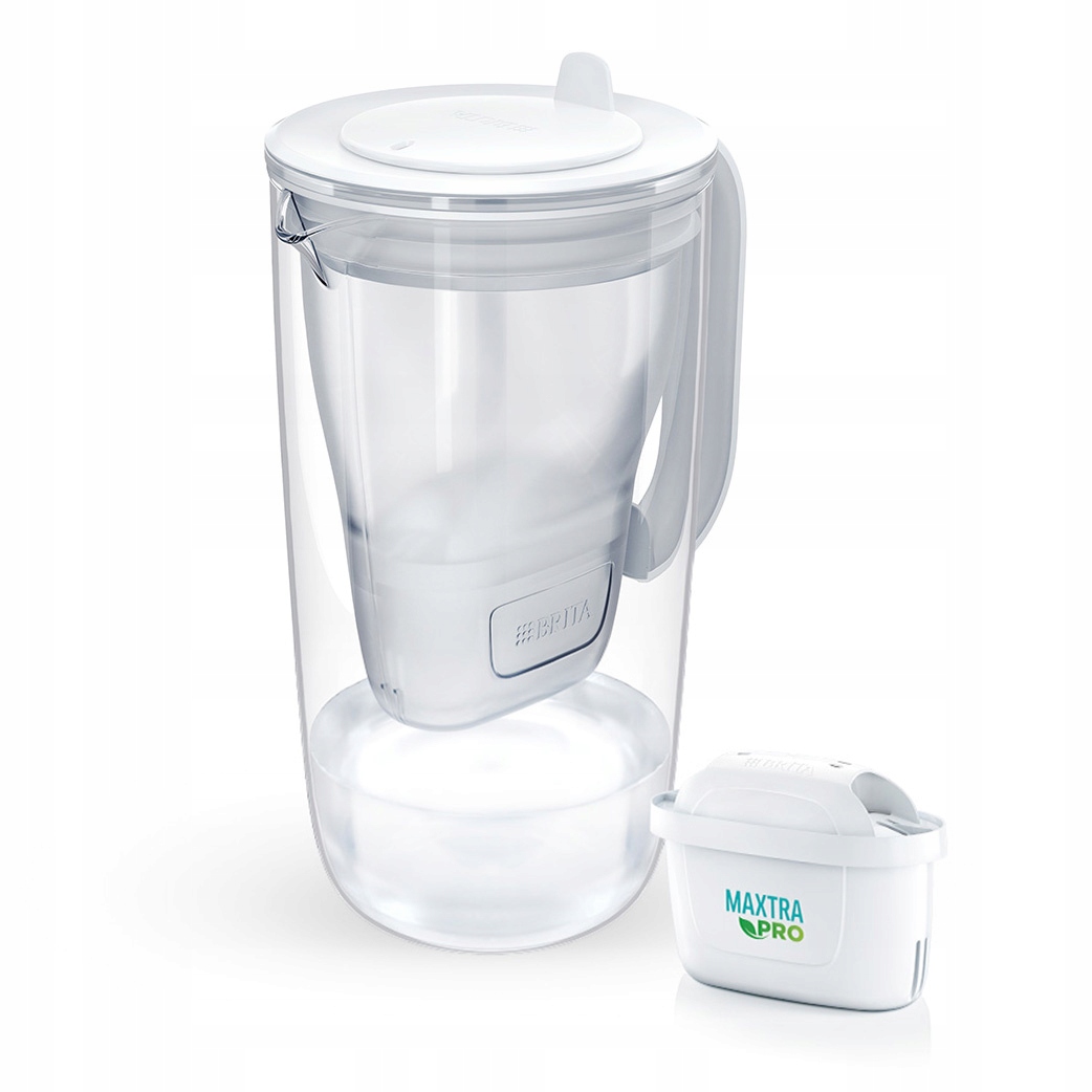 Dzbanek filtrujący Brita Glass +1 filtr Maxtra Pro Pure Performance (szary)
