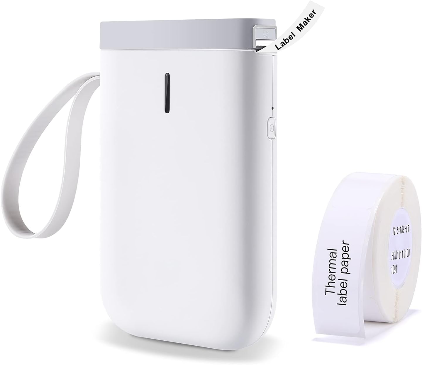 MINI ŁADOWALNA SAMOPRZYLEPNA DRUKARKA D11 ETYKIET TERMICZNYCH BIAŁY USB