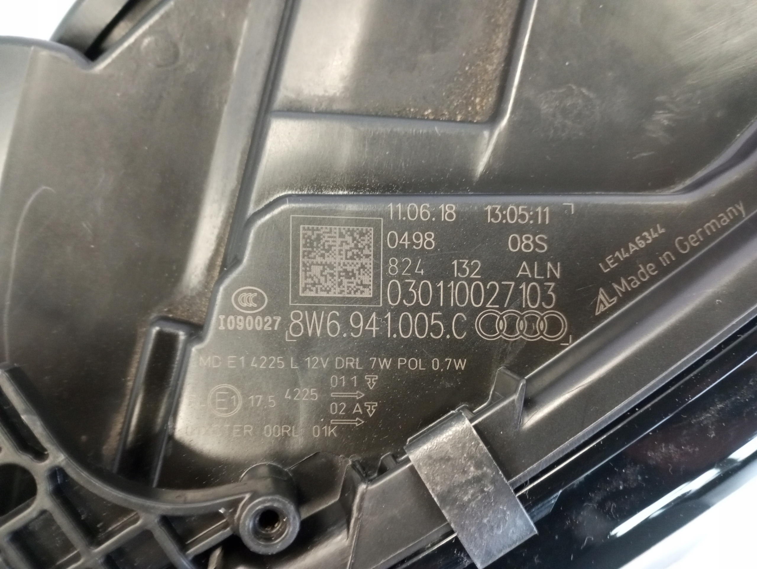 light BIXENON XENON LED AUDI A5 8W0 8W6941005C left