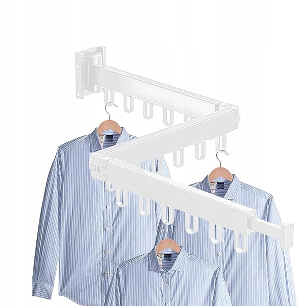 Levně Sušák s otočným výsuvným věšákem na oblečení