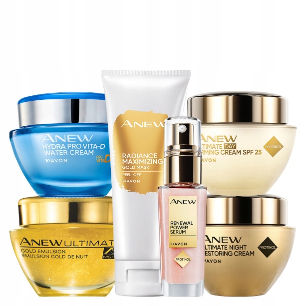 

Avon Anew Giga Zestaw 6 Kremow Do Cery Dojrzalej