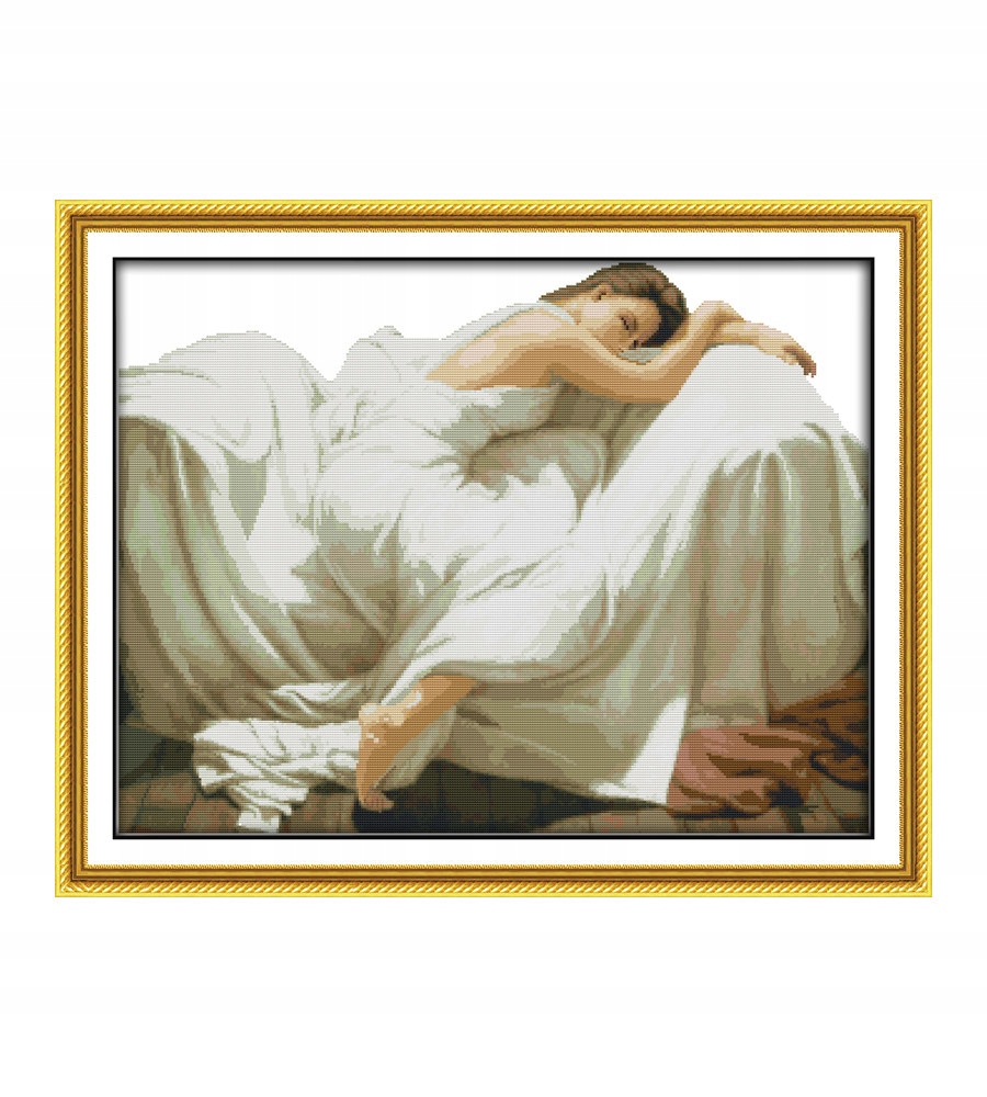 Křížková výšivka počítaná sada (kanva, mulina)