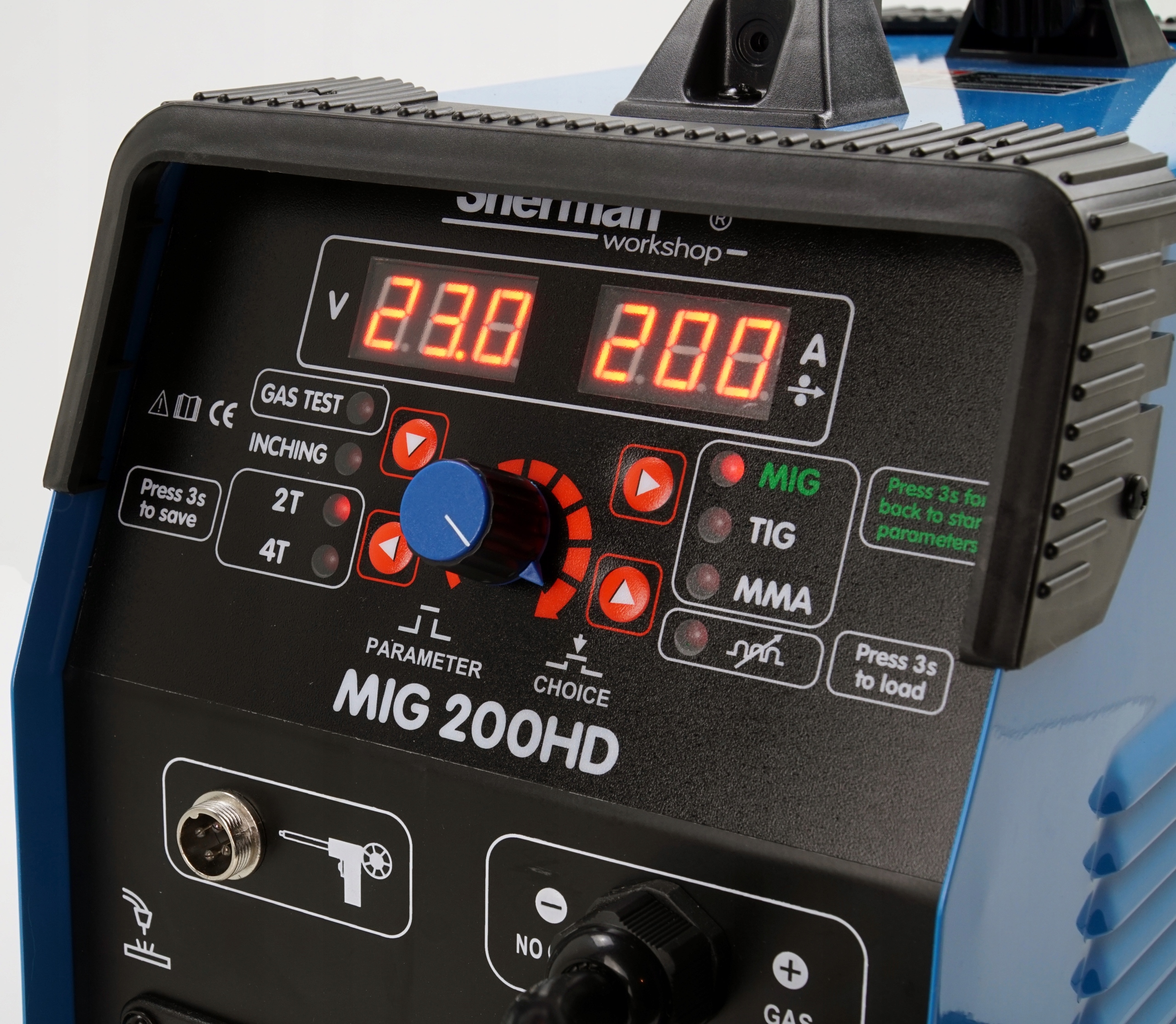 Spawarka migomat MMA TIG SHERMAN MIG 200 SYNERGIA Marka Sherman