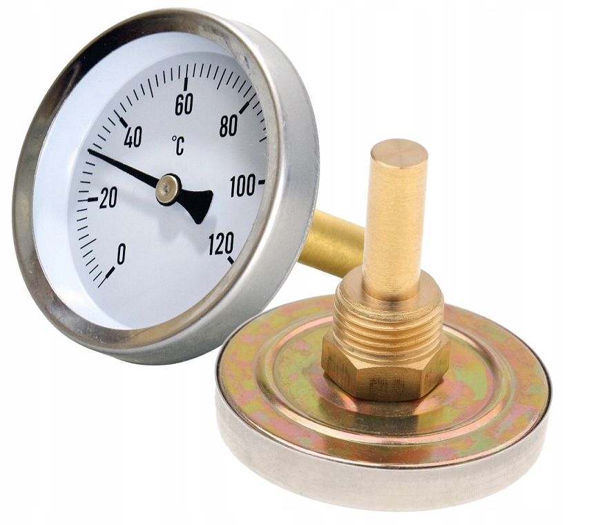 

Termometr Do Pieca Kotła Bojlera Bimetal 63mm