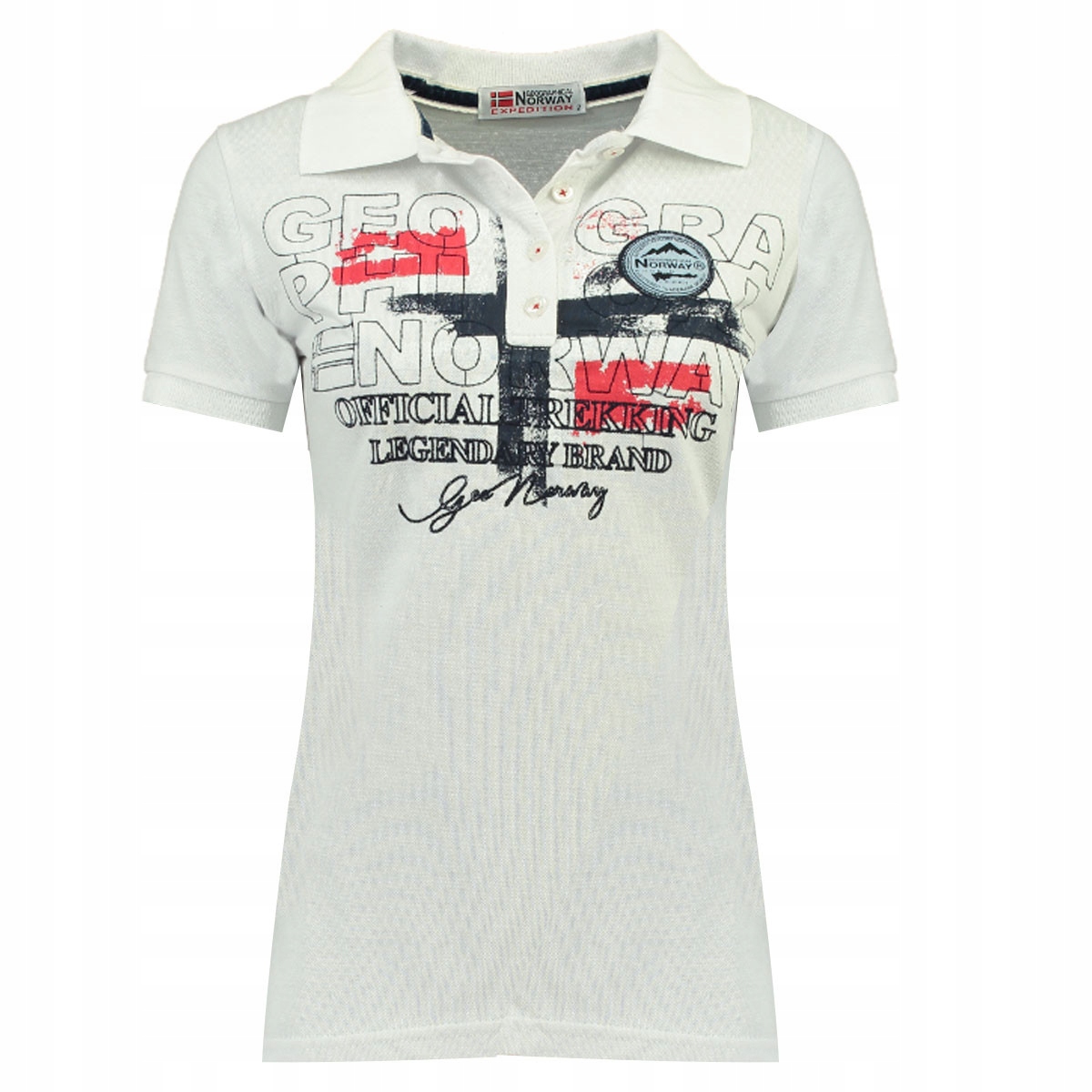 Geographical Norway polokošile dámská Kerry Ss Lady 100 L bílá