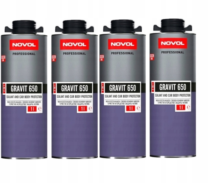 

Novol Gravit 650 Masa Środek Ochrony 2w1 Czarny 4L