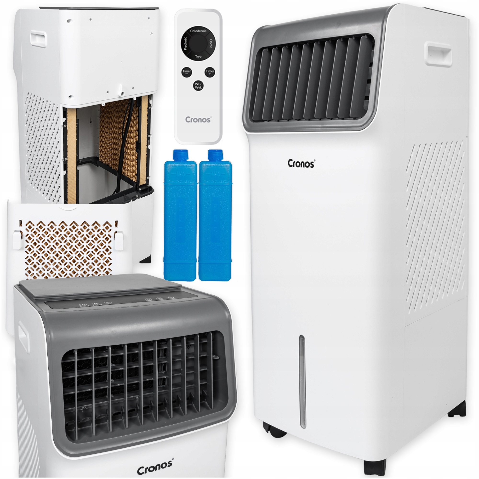 

Klimator Klimatyzer Przenośny 18L Jonizator 2w1